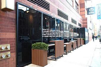 Exterior - M Burger in Aurora, IL Hamburger Restaurants