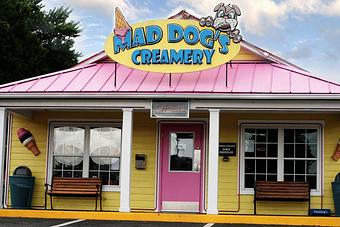 Exterior - Mad Dog's Creamery in Pigeon Forge, TN Dessert Restaurants