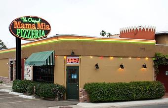 Exterior - Mama Mia Pizzeria in McAllen, TX Pizza Restaurant