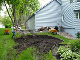 Exterior: During Construction - Maple Crest Landscape in Medina, MN Candy & Confectionery