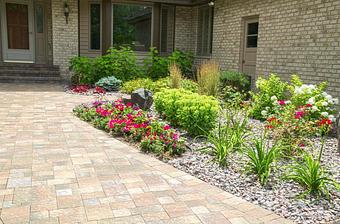 Exterior: Custom Paver Patio Walkway - Maple Crest Landscape in Medina, MN Candy & Confectionery