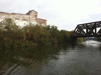 Exterior: Old buildings like this one in Lyons, NY are reminders that the Erie Canal was once the Super Highway through New York State. - Mid-Lakes Navigation Company in Skaneateles, NY Business Services
