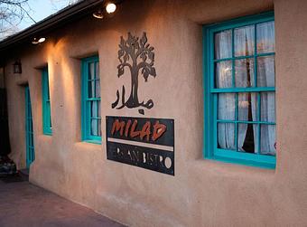 Exterior - Milad Persian Bistro in Santa Fe, NM Middle Eastern Restaurants