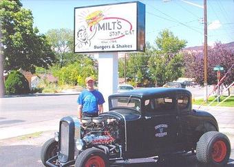 Exterior - Milt's Stop & Eat in On the way to the Slickrock Trail, just behind Dave's Corner Market - Moab, UT Hamburger Restaurants