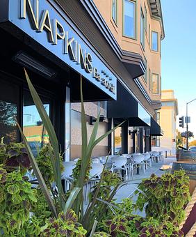 Exterior - Napkins Bar and Grill in Napa, CA American Restaurants