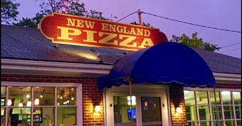 Exterior - New England Pizza in Across from The Liquor Locker - Chatham, MA Pizza Restaurant