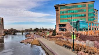 Exterior - Ode to Food and Drinks in Downtown Eastbank Riverwalk - Sioux Falls, SD American Restaurants