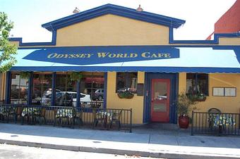 Exterior - Odyssey World Cafe in Paso Robles, CA American Restaurants