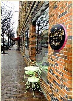 Exterior - Old World Cafe and Ice Cream in Corning, NY Sandwich Shop Restaurants