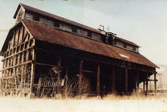 Exterior: What our brewery looked like before it was resurrected! - One Love Brewery in Lincoln, NH American Restaurants
