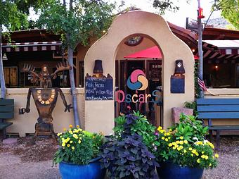 Exterior: Restaurant in Bloom - Oscar's Cafe in Springdale, UT Hamburger Restaurants