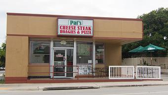 Exterior - Pat's Cheesesteak Hoagies & Pizza in Dania, FL Pizza Restaurant