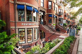 Exterior - Pavement Coffeehouse in Boston, MA Sandwich Shop Restaurants