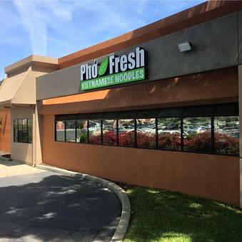 Exterior - Pho Fresh in Rancho Cordova, CA Vegan Restaurants