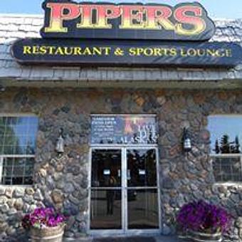 Exterior - Pipers Restaurant and Sports Lounge in Anchorage, AK American Restaurants