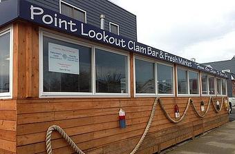 Exterior - Point Lookout Clam Bar in Point Lookout, NY Seafood Restaurants