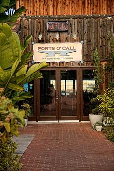 Exterior: A Welcome Sight since 1961! - Ports O'Call Waterfront Dining in The Waterfront, Port of Los Angeles - San Pedro, CA Seafood Restaurants