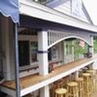 Exterior - Quahog Republic in located at 197 Onset Ave, Onset.  Directly across from the Onset town pier, the High Line Canal Crui - Onset, MA American Restaurants