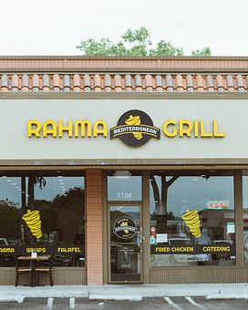 Exterior - Rahma Mediterranean Grill in Dublin, CA Mediterranean Restaurants