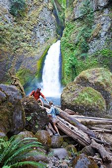 Exterior: Hiking in the Columbia River Gorge, Wahklella Falls - Randy Boverman Photography in Portland, OR Misc Photographers