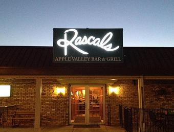 Exterior - Rascal's Bar/Grill & Catering in Downtown Apple Valley - Apple Valley, MN American Restaurants