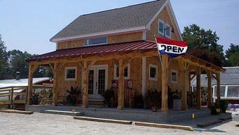 Exterior - Red Barn Angels Cafe in Hopkinton, MA Coffee, Espresso & Tea House Restaurants