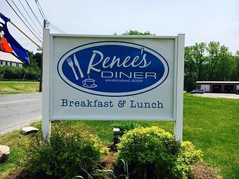 Exterior - Renee's Diner in North Adams, MA American Restaurants