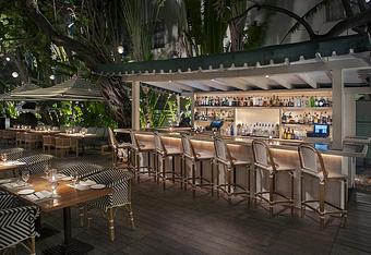 Exterior - Restaurant at the Raleigh in Miami Beach - Miami Beach, FL American Restaurants