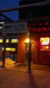 Exterior - River City Cafe & Espresso in Fairbanks, AK Coffee, Espresso & Tea House Restaurants