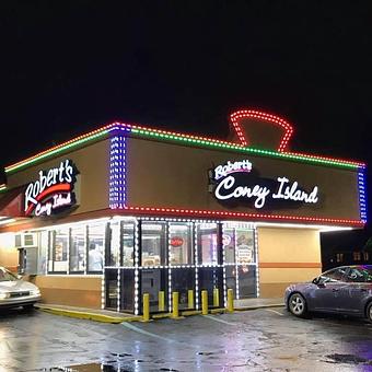 Exterior - Robert's Coney Island in Detroit, MI American Restaurants