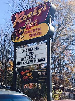 Exterior - Rocky’s Hot Chicken Shack in Asheville, NC American Restaurants