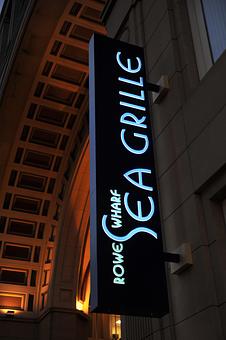 Exterior - Rowes Wharf Sea Grille - At TheHarbor Hotel in Boston, MA Seafood Restaurants