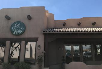 Exterior: Russo Salon and Spa - Designed with you in mind. - Russo Salon & Spa in Fountain Hills, Across from Bashas, 2 blocks West of the fountain. - Fountain Hills, AZ Beauty Salons