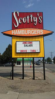 Exterior - Scotty's in Bismarck, ND Hamburger Restaurants