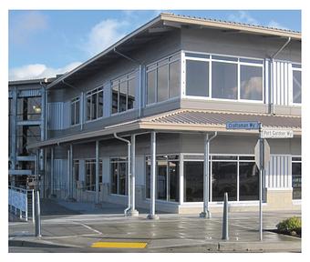 Exterior: Waterfront Center - Scuttlebutt Brewing Company in North Marina - Everett, WA American Restaurants