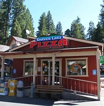 Exterior: Shaver Lake Pizza - Shaver Lake Pizza in Village - Shaver Lake, CA American Restaurants