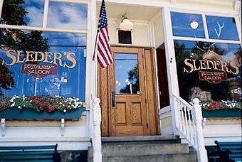 Exterior - Sleder's Family Tavern in Traverse City's Famous Slabtown! - Traverse City, MI American Restaurants