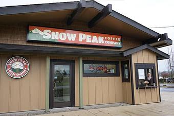 Exterior: Snow Peak Coffee Company - Snow Peak Coffee Company in Albany, OR Coffee, Espresso & Tea House Restaurants