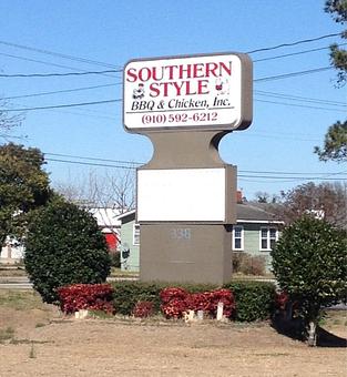 Exterior - Southern Style Barbecue & Fried Chicken in Clinton, NC Barbecue Restaurants