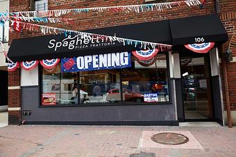 Exterior - Spaghettini Pizza Trattoria in Mineola, NY Italian Restaurants Exterior - Spaghettini Pizza Trattoria in Mineola, NY Italian Restaurants