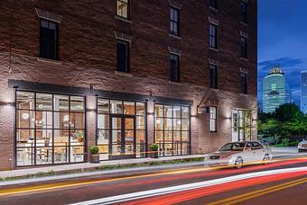 Exterior - St. Kilda Cafe & Bakery in Des Moines, IA Coffee, Espresso & Tea House Restaurants