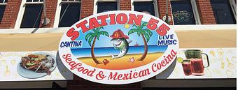 Exterior - Station 55 Seafood & Mexican Cocina in Gilroy, CA Bars & Grills