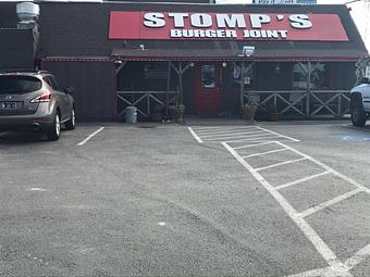Exterior - Stomp's Burger Joint in Bacliff, TX Hamburger Restaurants