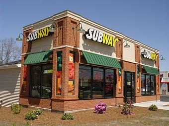 Exterior - Subway - - Slauson Western in Los Angeles, CA Sandwich Shop Restaurants