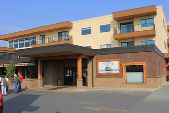 Exterior: Diner Main Entrance - Sykes Diner & Market in Kalispell, MT American Restaurants