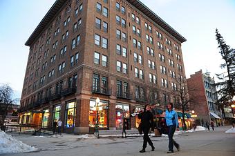 Exterior: Find us in the Placer Bldng, on the Walking Mall  - Taco Del Sol in Downtown Walking Mall - Helena, MT Mexican Restaurants