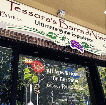 Exterior - Tessora's Barra di Vino in Campbell, CA American Restaurants