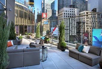 Exterior - The Broadway Lounge & Terrace in Times Square - New York, NY American Restaurants