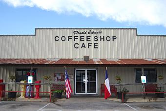 Exterior - The Coffee Shop Cafe in Mc Gregor, TX Coffee, Espresso & Tea House Restaurants