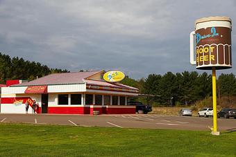 Exterior - The Drive In in Grantsburg, WI Hamburger Restaurants